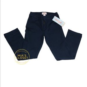 NWT Cat & Jack Girls Navy Pant XS
